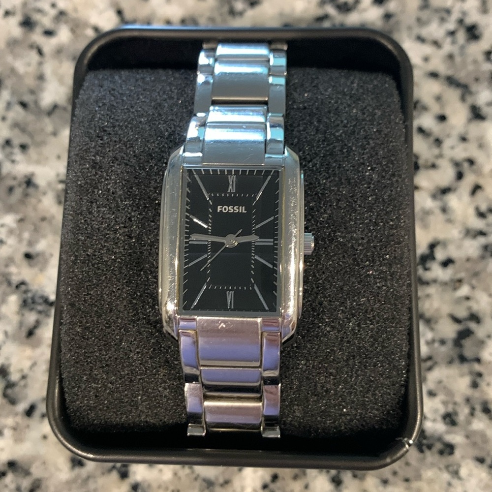 Fossil “Adele” Ladies Watch ES-3006 Black Dial